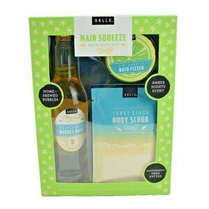 Bubble Bath 3 Piece Gift Set New Main Squeeze Escape by Peyton